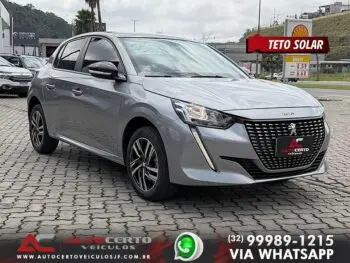 PEUGEOT 208 ALLURE 1.0 TURBO FLEX 5P AUT. 2023/2024